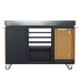 EVERDURE Pizza Preparation Station Table Wood Effect 7
