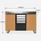 EVERDURE Pizza Preparation Station Table Wood Effect (w1400mm x d640mm x h965mm) 8