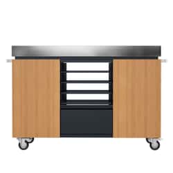 EVERDURE Pizza Preparation Station Table Wood Effect