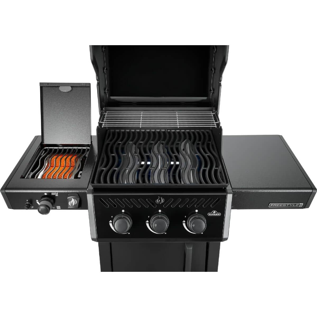 Napoleon Freestyle 365 Black with Infrared Side Burner And Door