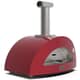 Alfa Forni Moderno 3 Pizze Wood Fired Pizza Oven - Antique Red 2