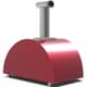Alfa Forni Moderno 3 Pizze Wood Fired Pizza Oven - Antique Red 4