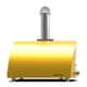 Alfa Forni Moderno 5 Pizze Hybrid Pizza Oven - Fire Yellow 3