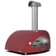 Alfa Forni Moderno 5 Pizze Wood Fired Pizza Oven - Antique Red 2