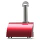 Alfa Forni Moderno 5 Pizze Wood Fired Pizza Oven - Antique Red 3