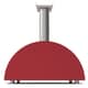 Alfa Forni Moderno 5 Pizze Wood Fired Pizza Oven - Antique Red 5