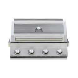 Grillstream Gourmet Built-in 4 Burner Hybrid with Ceramic Side Burner - Stainless Steel