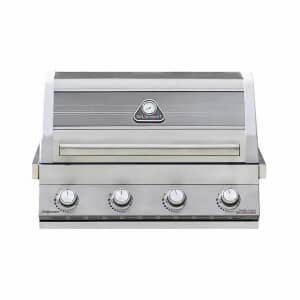 Grillstream Gourmet Built-in 4 Burner Hybrid with Ceramic Side Burner - Stainless Steel