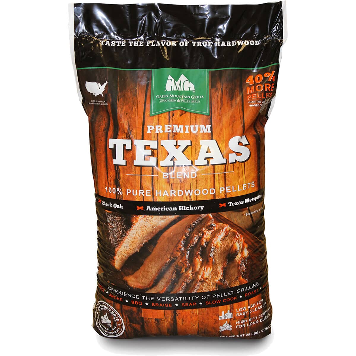 Green Mountain Grills Premium Pellets 12kg Bag - Texas Blend 