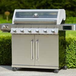 GrillStream Gourmet 6 Burner Hybrid Smart Gas BBQ 