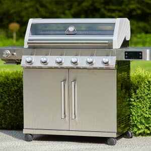 GrillStream Gourmet 6 Burner Hybrid Smart Gas Barbecue 