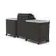 GRLLR Outdoor Kitchen 4 Burner Gas BBQ With Two Storage Units 4