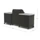 GRLLR Outdoor Kitchen 4 Burner Gas BBQ With Two Storage Units 6