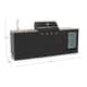 GRLLR Outdoor Kitchen 4 Burner Gas BBQ With Sink And Fridge 5