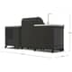 GRLLR Outdoor Kitchen 4 Burner Gas BBQ With Sink And Fridge 6