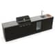 GRLLR Outdoor Kitchen 4 Burner Gas BBQ With Sink | Fridge | Storage 3
