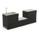 GRLLR Outdoor Kitchen Kamado Console With Sink And Storage 3