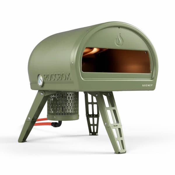 Gozney Roccbox Gas Pizza Oven Monochrome Olive Green  For 12 Inch Pizza