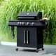 Grillstream Stealth 4 Burner with Side Burner - Matt Black
