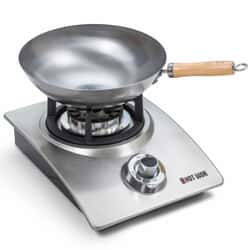Hot Wok Silver Line Gas Stove - 4.5 kW  PLUS FREE Hot Wok Paella Pan 30cm  Worth 59