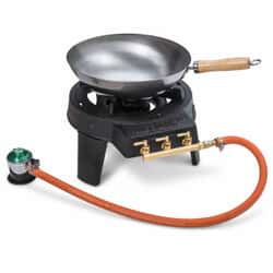 Hot Wok Original 7 kW Gas Stove With Wok Pan Included PLUS FREE Hot Wok Paella Pan 30cm Worth 59