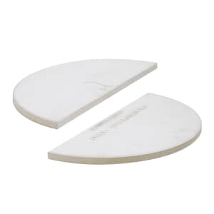 Kamado Joe Half Moon Heat Deflector Plates Set x 2 Half Moon - Classic Joe