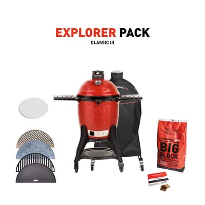 Kamado Joe Classic III Cart with Explorer Pack