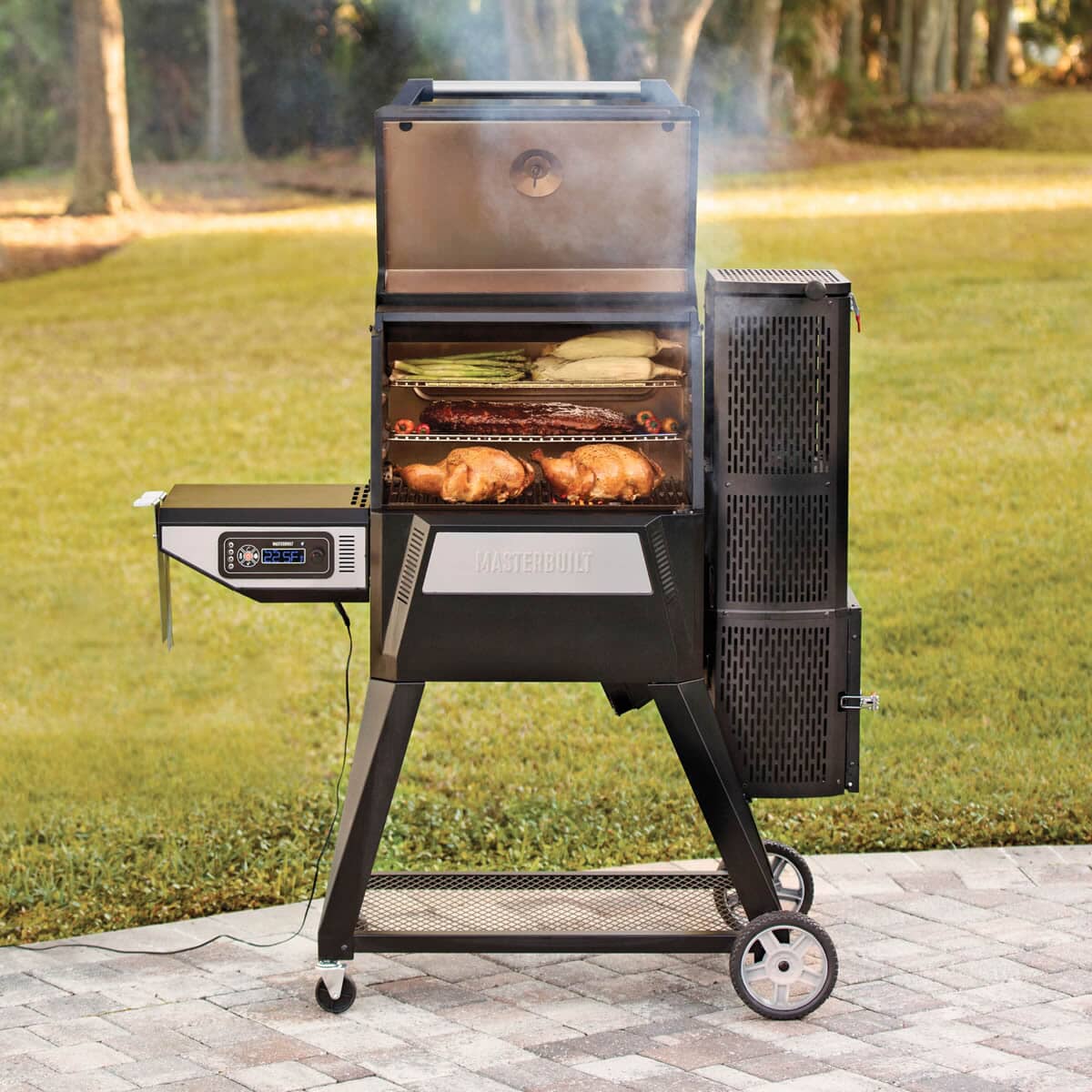 Master sale grill smoker