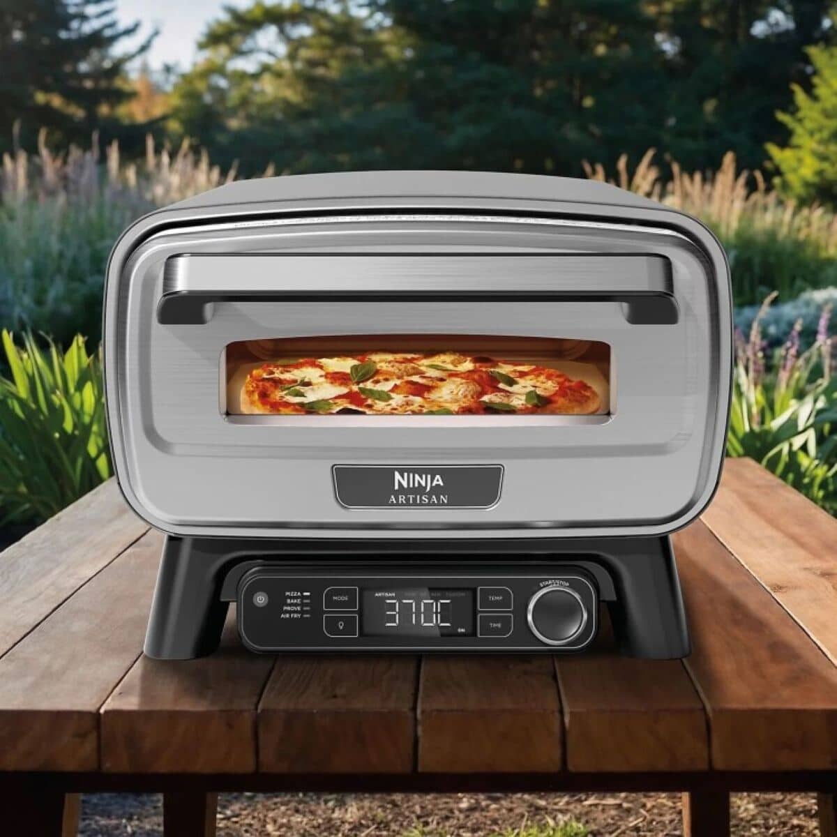 Ninja Artisan Outdoor Pizza - Air Fry Oven Grey (MO201UK) - BBQ World
