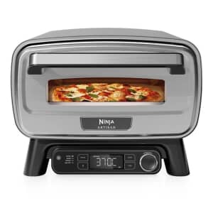 Ninja Artisan Outdoor Pizza Oven And Air Fryer In Grey