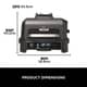 Ninja Woodfire Pro XL Electric BBQ Grill and Smoker with Smart Cook System Grey/ Black 6