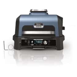 Ninja Woodfire Pro Connect XL Electric BBQ Grill and Smoker Blue/ Black