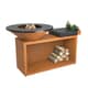 OFYR Island Corten 100 Ceramic Dark Grey
