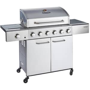 Outback Meteor 6 Burner - Stainless Steel Gas BBQ - OUT370963