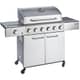 Outback Meteor 6 Burner Gas BBQ - Stainless Steel  OUT370963 1
