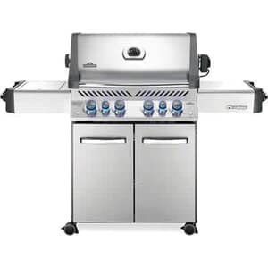 Napoleon Prestige P500 Stainless Steel Mains/Natural Gas BBQ - INCLUDES COVER AND ROTISSERIE