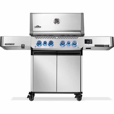 Napoleon Prestige P500 Connected Stainless Steel Propane Gas BBQ - PLUS FREE NAPOLEON COOK BOOK