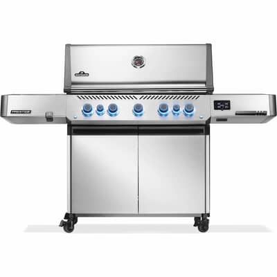 Napoleon Prestige P665 Connected Stainless Steel Propane Gas BBQ - PLUS FREE NAPOLEON COOK BOOK