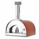 Fontana Mangiafuoco Counter Top Hybrid Gas and Wood Pizza Oven - Rosso