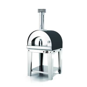 Fontana Margherita Wood Pizza Oven Including Trolley - Anthracite 