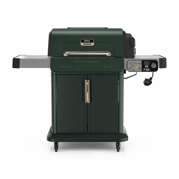 Ninja FlexFlame Gas BBQ And Outdoor Cooking System - Green And Gold