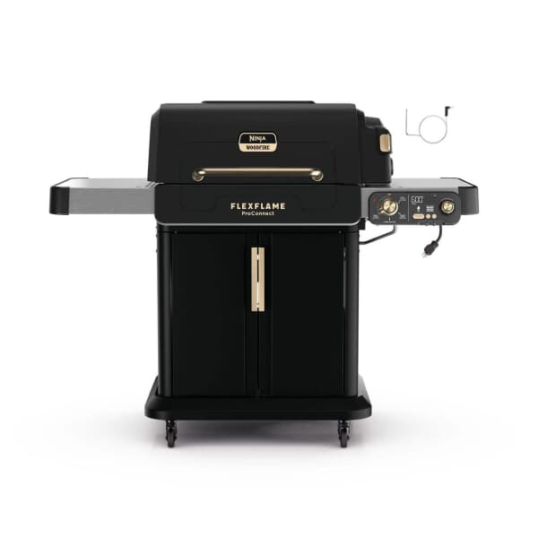 Ninja FlexFlame ProConnect Smart Cooking System Gas BBQ - Black/Silver