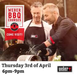 Ticket for Weber BBQ Favourites Course Clitheroe Thursday 3rd Of April 6-9pm