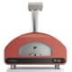 Fontana Volta 90 Counter Top Hybrid Gas and Wood Pizza Oven - Rosso Red 2