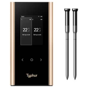 Typhur Sync Gold Dual Wireless Thermometer with 2 Probes 