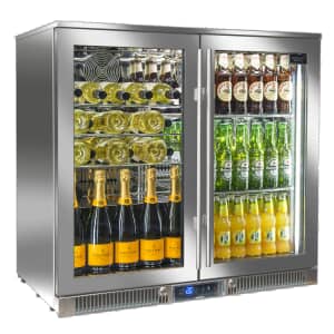 Blastcool Extremis XP2 Double Glass Door Fridge