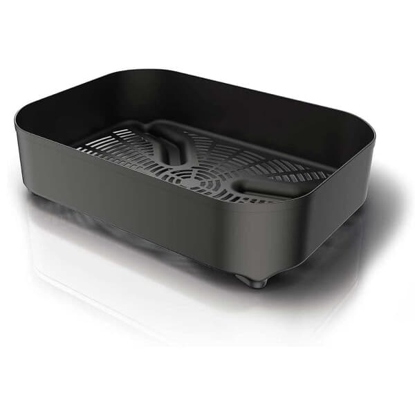 Ninja Woodfire Electric BBQ Grill Combo Crisper Basket Black