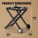 Ninja Woodfire Electric BBQ Grill Stand Black 2
