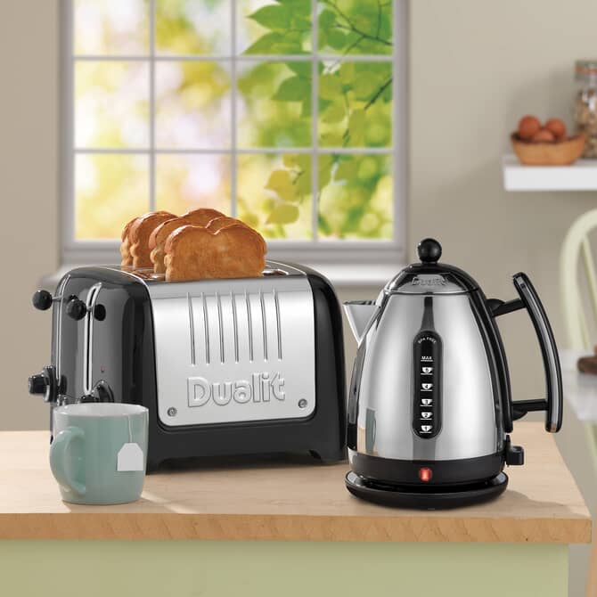 Dualit Architect Kettle and Toaster Set in Oyster White