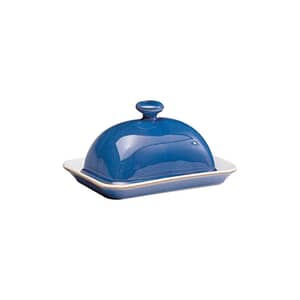 Denby Imperial Blue Butter Dish